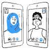 Facetime Meeting 1 Illustration from Brooklyn Set