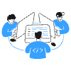 Team Coding 2 Illustration from Brooklyn Set