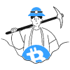 Bitcoin Mining 1 Illustration from Brooklyn Set