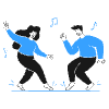 Dance 1 Illustration from Brooklyn Set