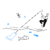 Fishing 1 illustration - Free transparent PNG, SVG. No sign up needed.