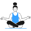 Meditation Yoga 4 illustration - Free transparent PNG, SVG. No sign up needed.
