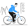 Ride Bicycle 2 illustration - Free transparent PNG, SVG. No sign up needed.