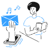 RECEIVE Notification 2 Illustration from Brooklyn Set