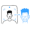 Face Id 2 illustration - Free transparent PNG, SVG. No sign up needed.