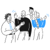 About Our Team 2 Illustration from Brooklyn Set