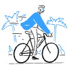 Bike To Work 3 illustration - Free transparent PNG, SVG. No sign up needed.
