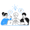 Team Brainstorming 1 Illustration from Brooklyn Set