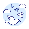 Flock Bird illustration - Free transparent PNG, SVG. No sign up needed.