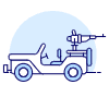 Armed Jeep illustration - Free transparent PNG, SVG. No sign up needed.