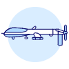 Military Drone 2 Illustration from UX Duotone Set