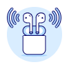 Airpod Bluetooth 1 Illustration from UX Duotone Set