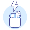 Airpod Charging Illustration from UX Duotone Set