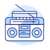 Boombox 1 illustration - Free transparent PNG, SVG. No sign up needed.