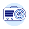 Radio Vintage 03 Illustration from UX Duotone Set