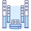 Home Theater illustration - Free transparent PNG, SVG. No sign up needed.