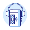 Tape Player 2 Illustration from UX Duotone Set