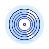 Vinyl Illustration from UX Duotone Set