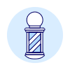 Barber Shop Illustration from UX Duotone Set