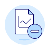 Chart File Remove Illustration from UX Duotone Set