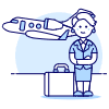 Business Trip 1 Illustration from UX Duotone Set
