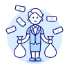 Wealthy Business 3 Illustration from UX Duotone Set