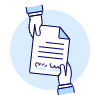 Contract Document 1 Illustration from UX Duotone Set