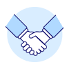 Virtual Handshake 1 Illustration from UX Duotone Set