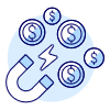 Money Magnet Illustration from UX Duotone Set