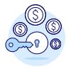 Unlock Money illustration - Free transparent PNG, SVG. No sign up needed.