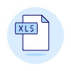 Xls Spreadsheet 1 Illustration from UX Duotone Set