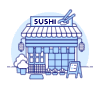 Sushi Bar illustration - Free transparent PNG, SVG. No sign up needed.