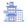 Hospital Illustration from UX Duotone Set