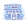 Salon Illustration from UX Duotone Set