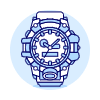 ANALOG WATCH 2 Illustration from UX Duotone Set