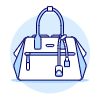 LIGHT BLUE Purse Illustration from UX Duotone Set