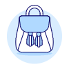 Light BROWN Purse Illustration from UX Duotone Set