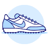 Sneakers Shoes 16 Illustration from UX Duotone Set | Free Download as SVG Vector and Transparent PNG | Streamline illustrations