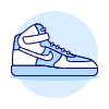 Sneakers Shoes 4 Illustration from UX Duotone Set
