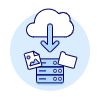 Cloud Download 17 Illustration from UX Duotone Set