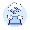 Cloud Sync 10 Illustration from UX Duotone Set