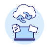 Cloud Sync 13 Illustration from UX Duotone Set