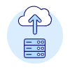 Cloud Upload 14 Illustration from UX Duotone Set