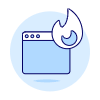 App Burning 1 Illustration from UX Duotone Set