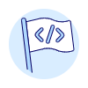 Coding Flag illustration - Free transparent PNG, SVG. No sign up needed.