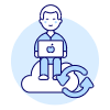 Cloud Developer 2 Illustration from UX Duotone Set