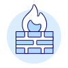 Firewall Secure Illustration from UX Duotone Set