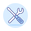 Screwdriver Wrench Illustration from UX Duotone Set