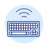 Wireless Keyboard Illustration from UX Duotone Set