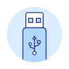Flash Drive Illustration from UX Duotone Set